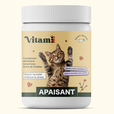 Friandises apaisantes pour chats Vitamii - réduit le stress et l'anxiété