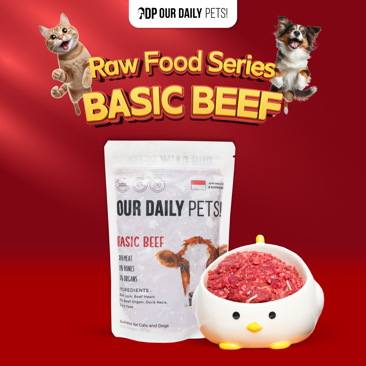 Basic Beef: Premium Raw Pet Food