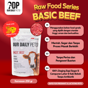 Basic Beef: Premium Raw Pet Food