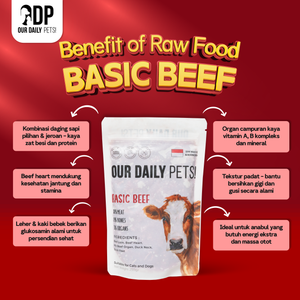 Basic Beef: Premium Raw Pet Food