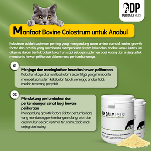 Bovine Colostrum Powder for Pets 50grams (Dog & Cat)