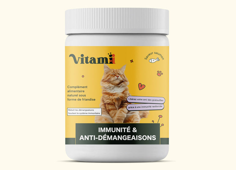 Friandises Naturelles Immunité et Anti-Démangeaisons Chat